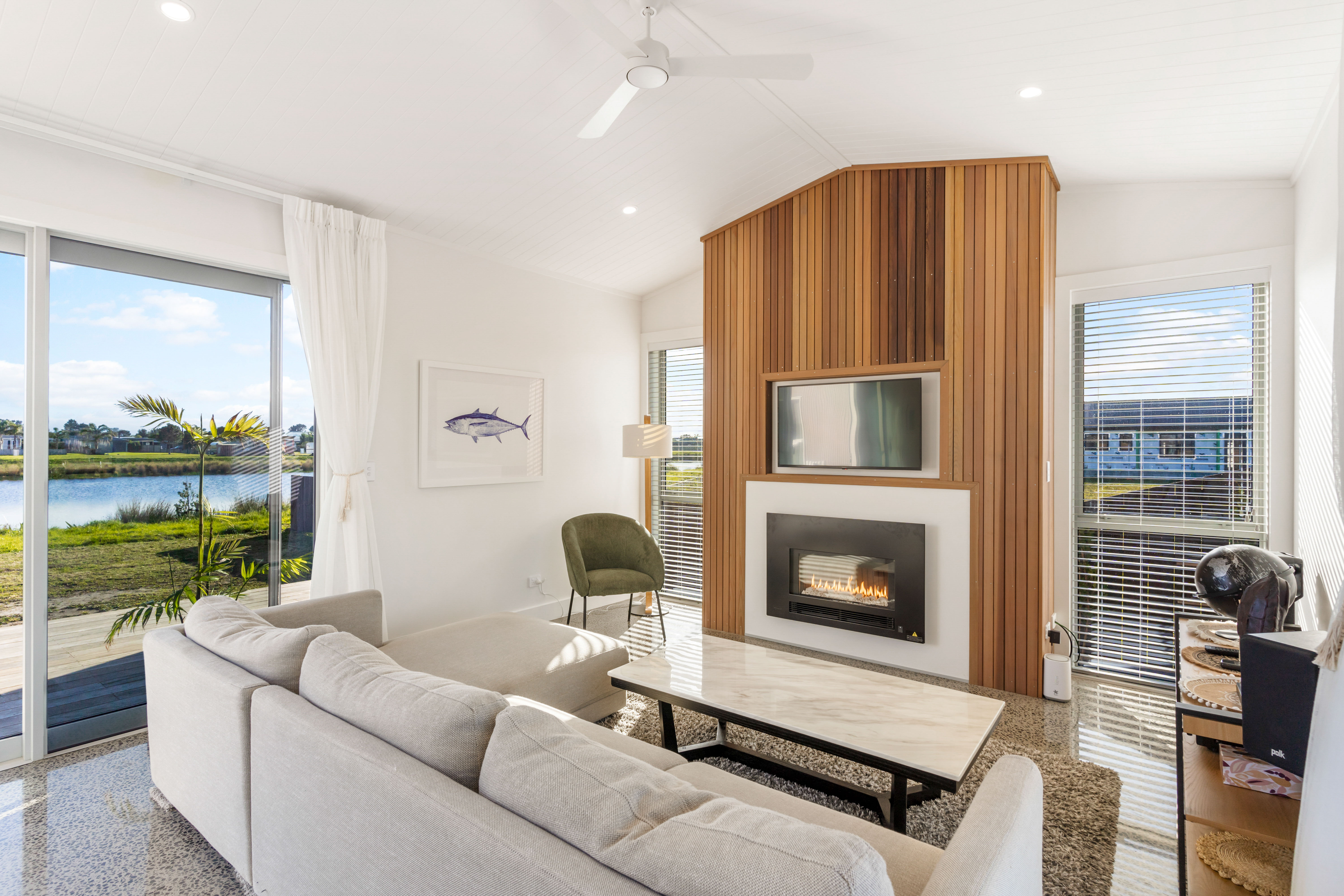 Coromandel Beach House - Living Area