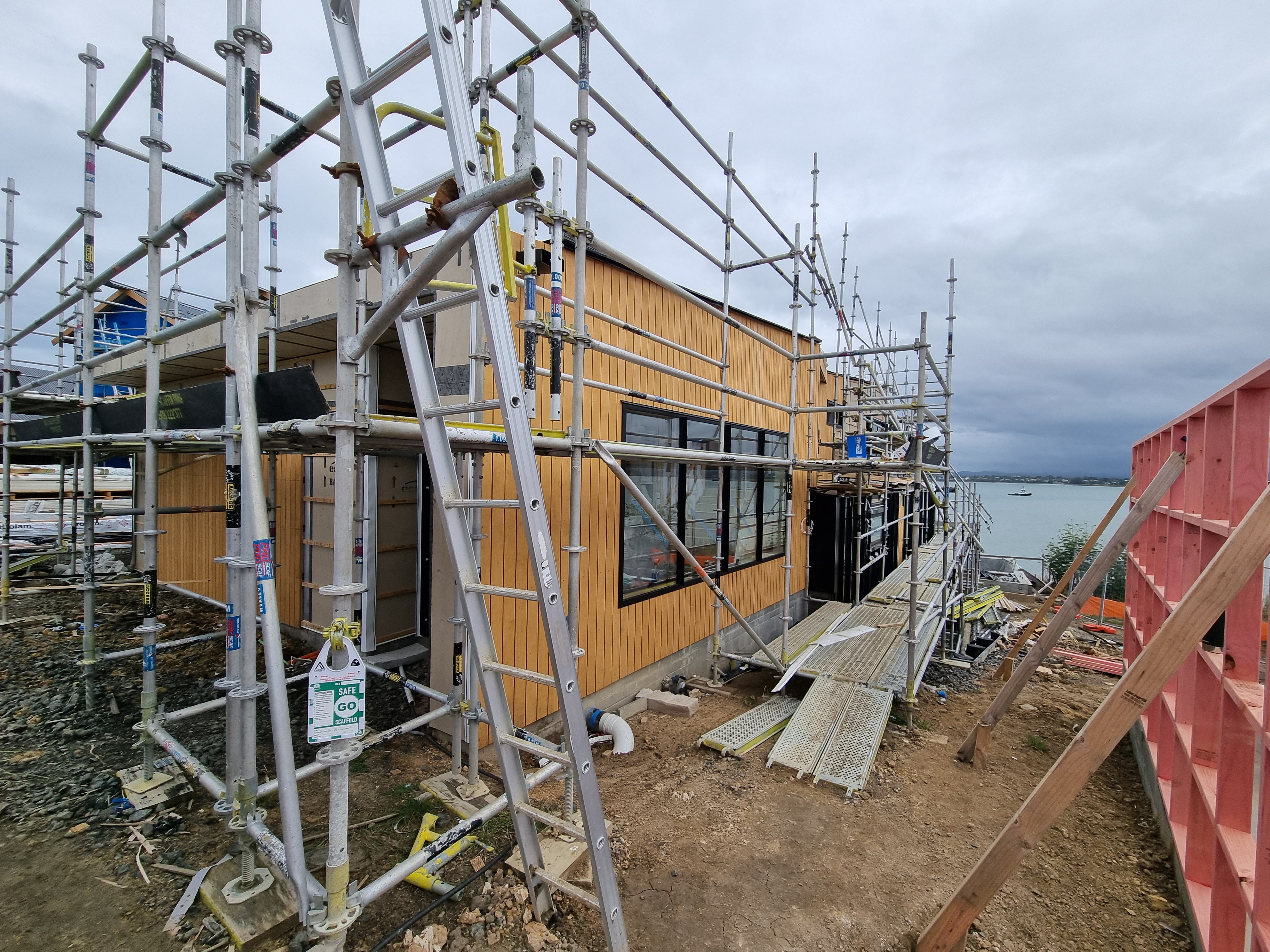 Modern home exterior recladding