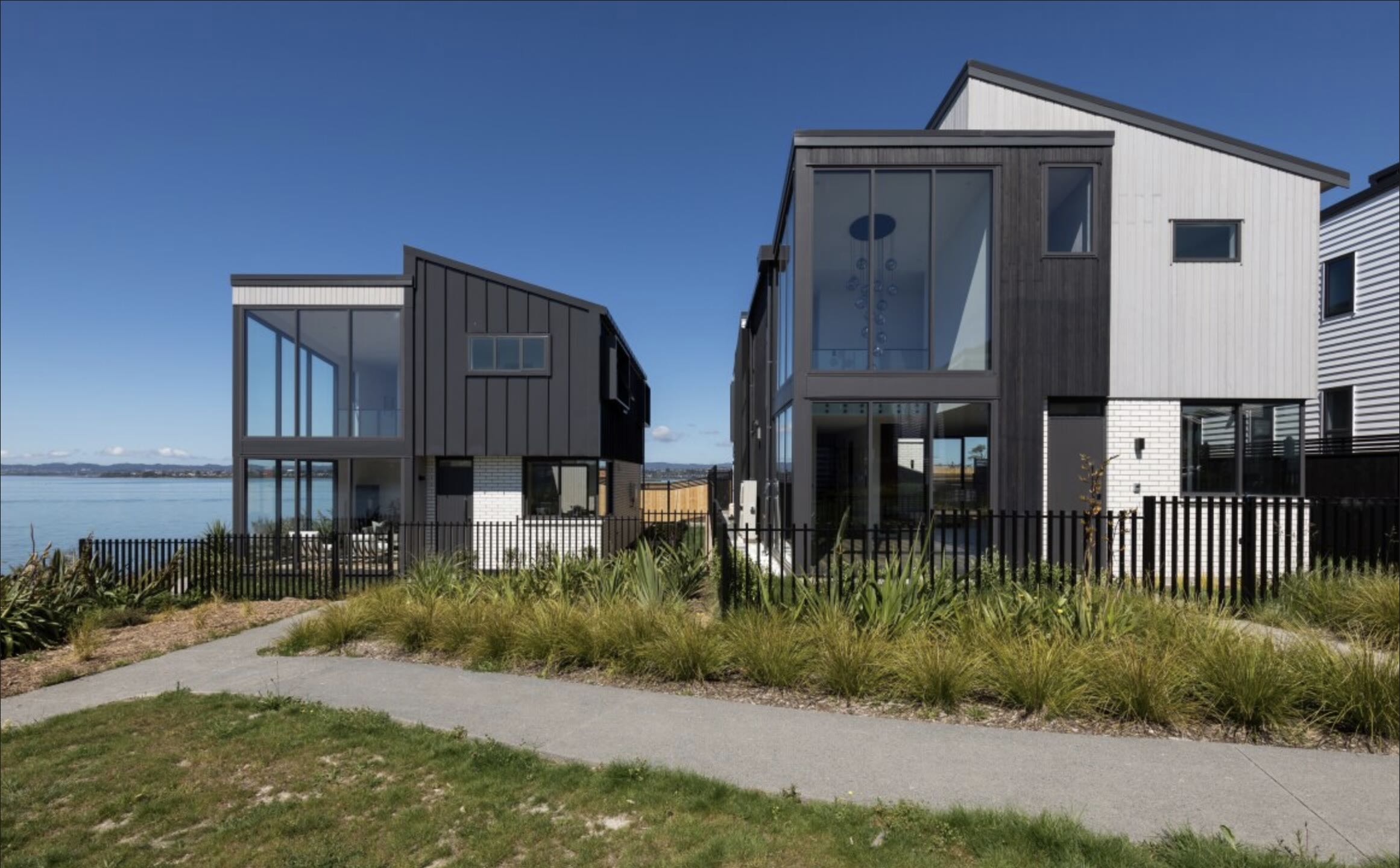 Modern waterfront home in Scott Bay